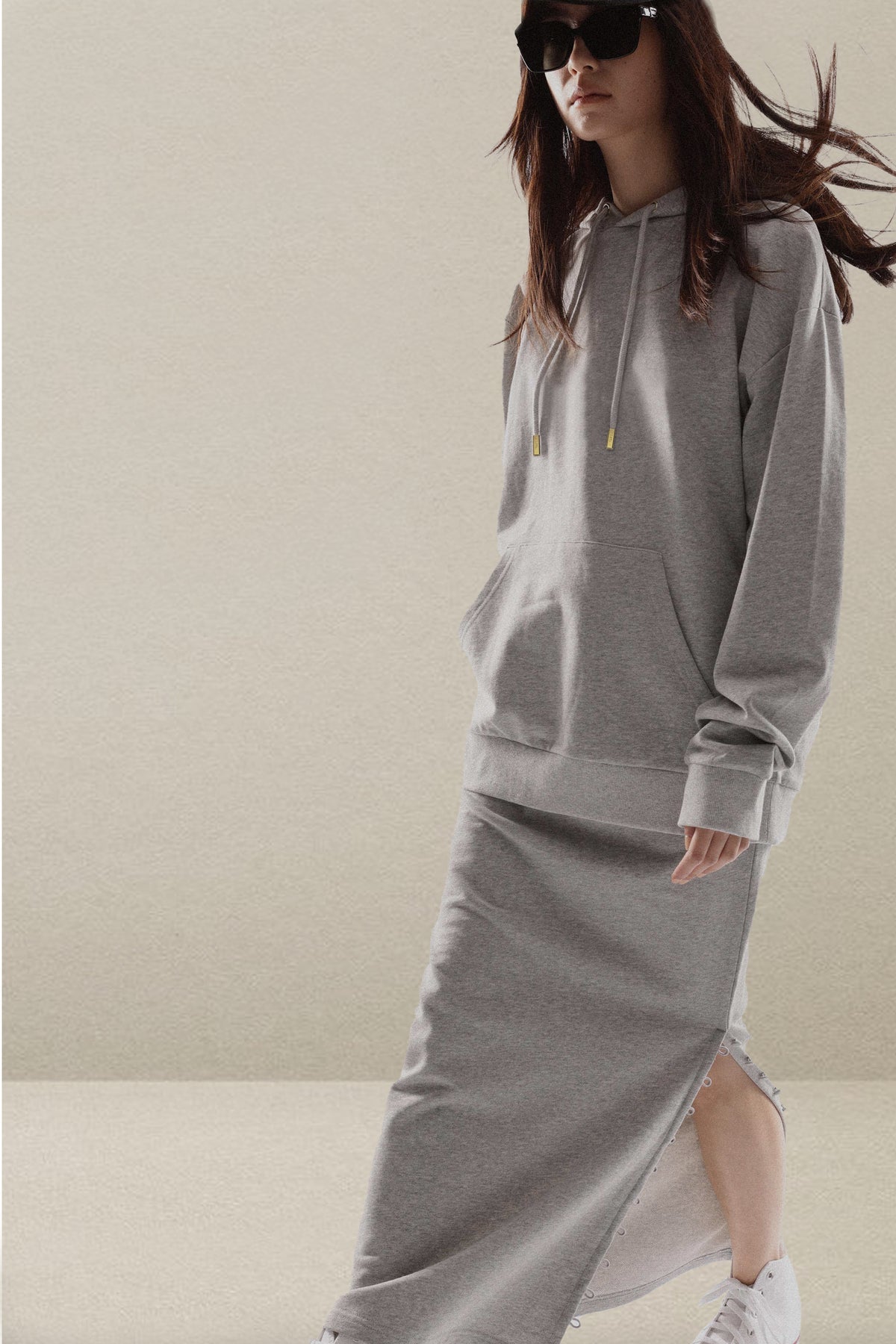 BUTTON SKIRTS IN COTTON