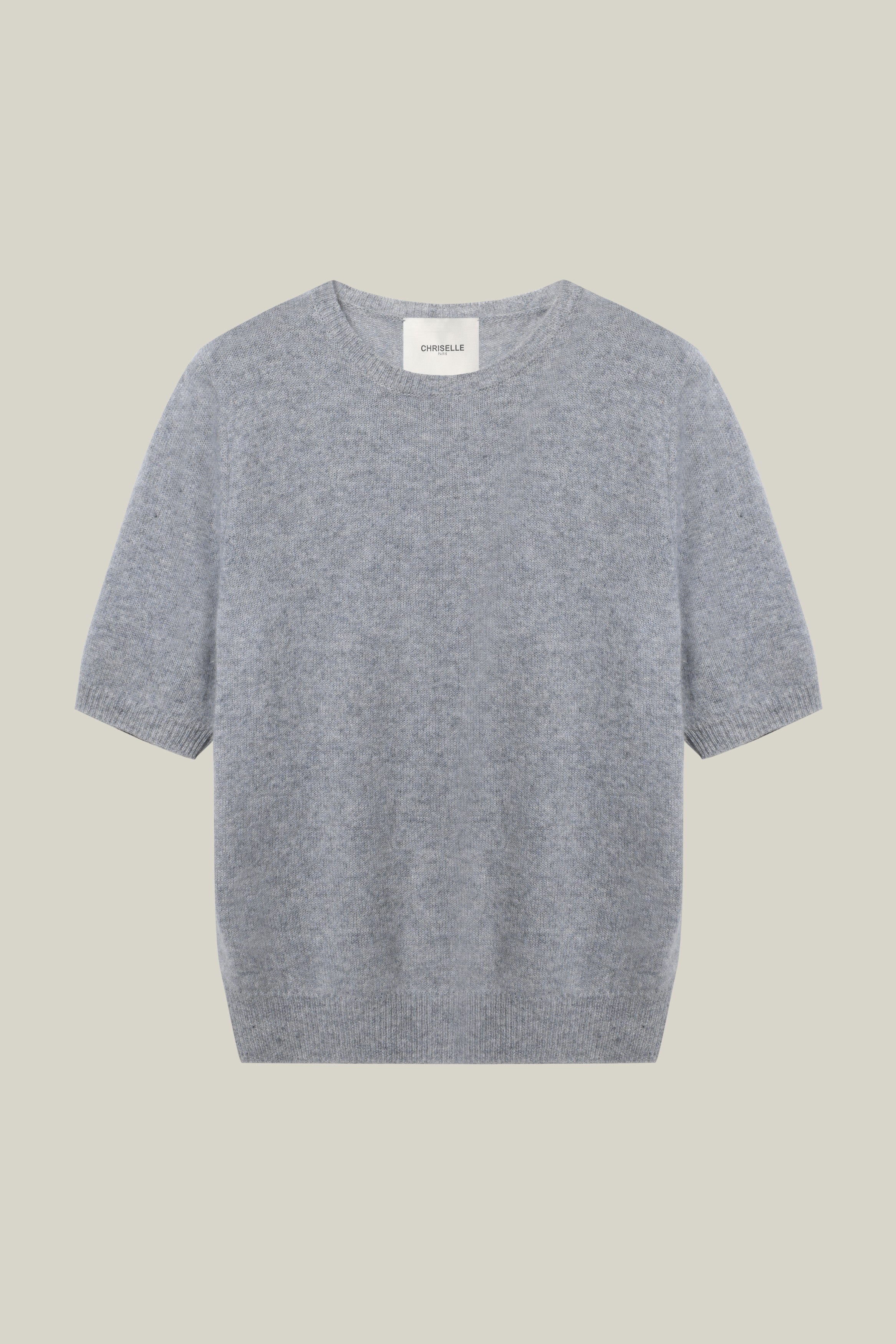 CLASSIC SHORT SLEEVE CREW-NECK IN CASHMERE