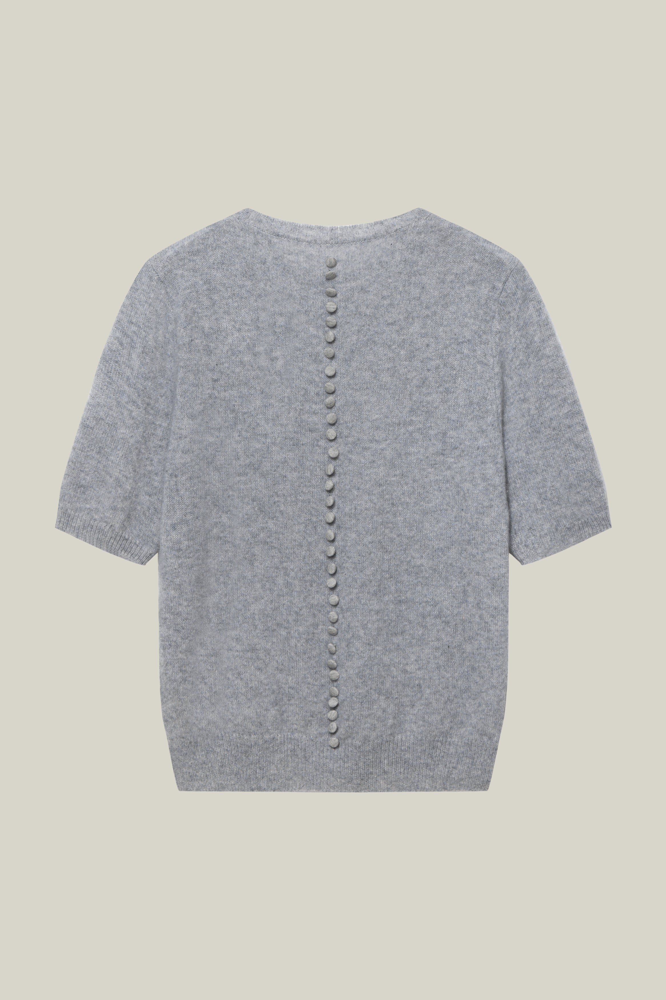 CLASSIC SHORT SLEEVE CREW-NECK IN CASHMERE